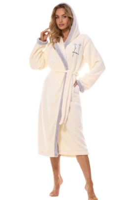 L&L 2419 Tess long szlafrok ecru