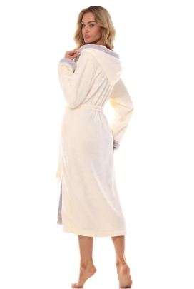L&L 2419 Tess long szlafrok ecru