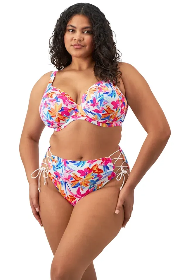 Elomi Savaneta white soft biustonosz do stroju kąpielowego