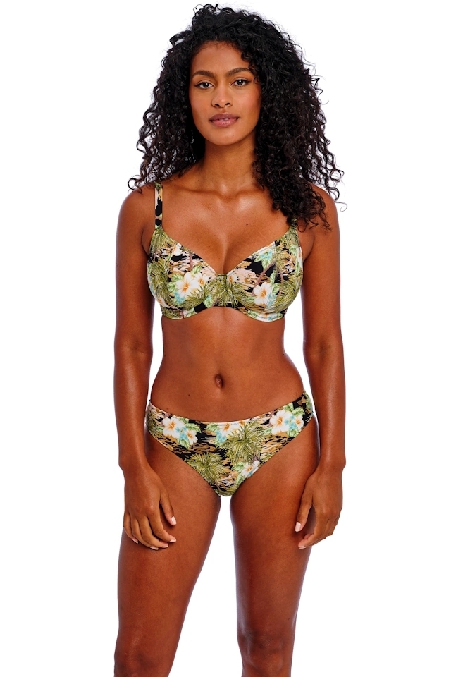 Freya Bahama Shores black plunge biustonosz soft do stroju kąpielowego