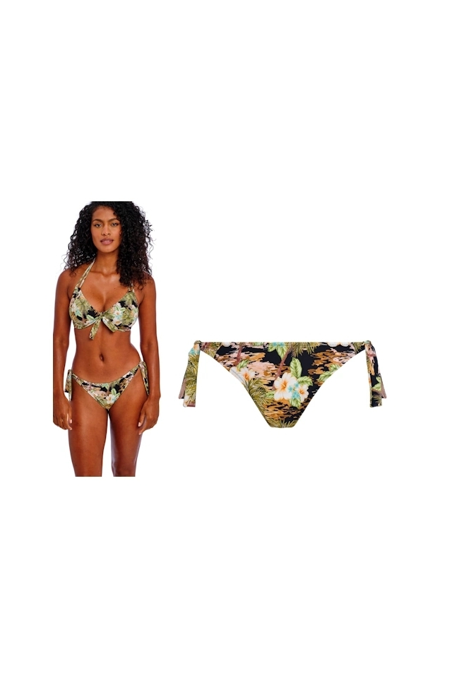 Freya Bahama Shores black figi wiązane do stroju kąpielowego