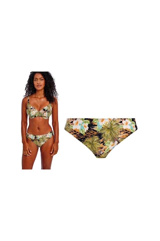 Freya Bahama Shores black figi bikini do stroju kąpielowego
