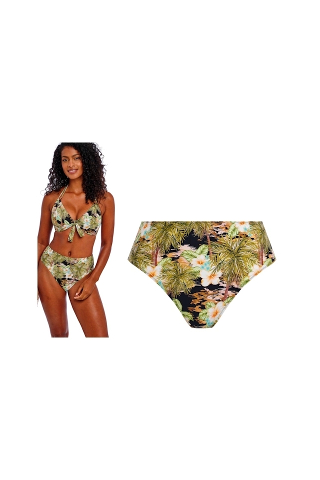 Freya Bahama Shores black figi high waist do stroju kąpielowego