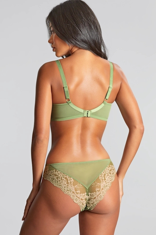 Panache Ana sage/sand plunge biustonosz soft