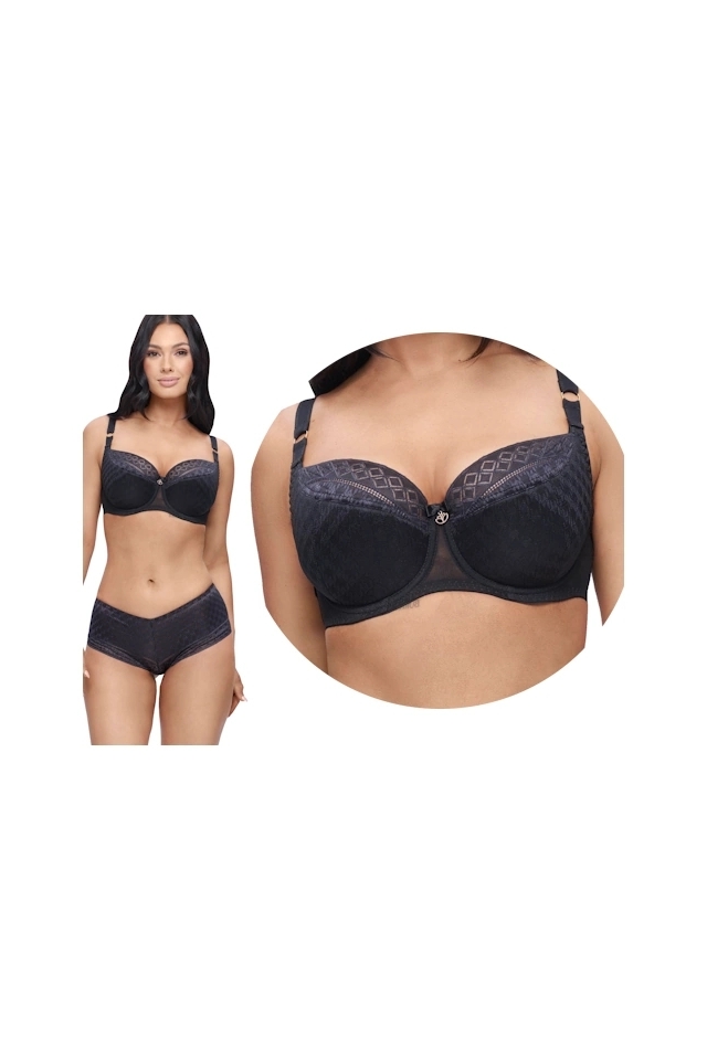 Dalia Trinity K24 czerń biustonosz semi-soft