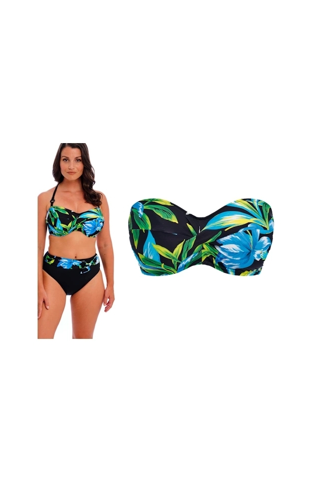 Fantasie Talm Beach black bandeau biustonosz do stroju kąpielowego