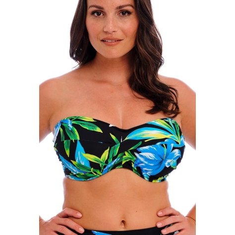 Fantasie Talm Beach black bandeau biustonosz do stroju kąpielowego