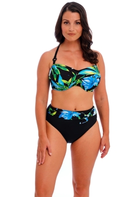 Fantasie Talm Beach black bandeau biustonosz do stroju kąpielowego