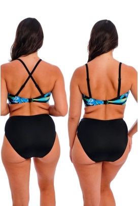 Fantasie Talm Beach black bandeau biustonosz do stroju kąpielowego