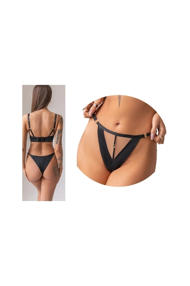KrisLine Simple stringo-szorty black