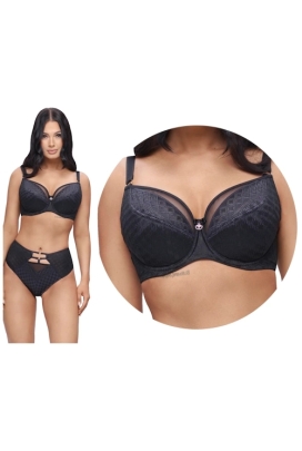 Dalia Trinity K37 czerń biustonosz semi-soft