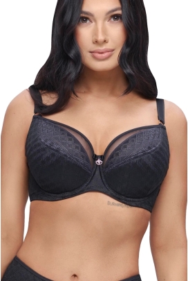 Dalia Trinity K37 czerń biustonosz semi-soft