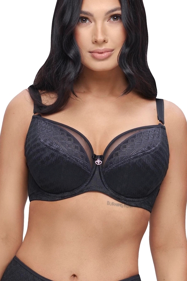 Dalia Trinity K37 czerń biustonosz semi-soft