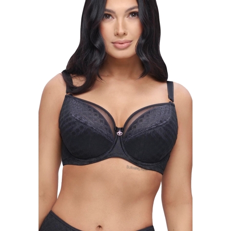 Dalia Trinity K37 czerń biustonosz semi-soft Dalia Trinity K37 czerń biustonosz semi-soft
