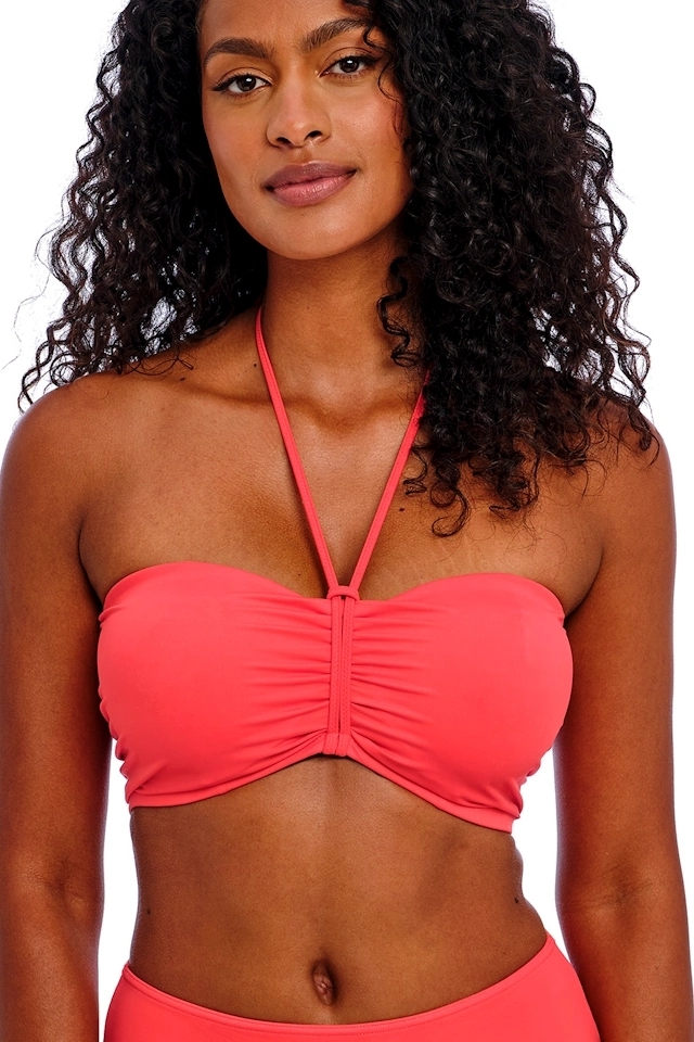 Freya Jewel Cove plain sunset bandeau biustonosz do stroju kąpielowego