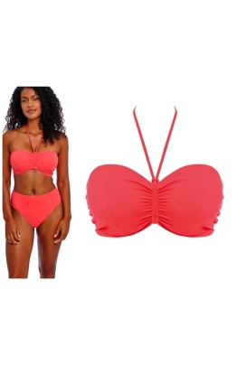 Freya Jewel Cove plain sunset bandeau biustonosz do stroju kąpielowego