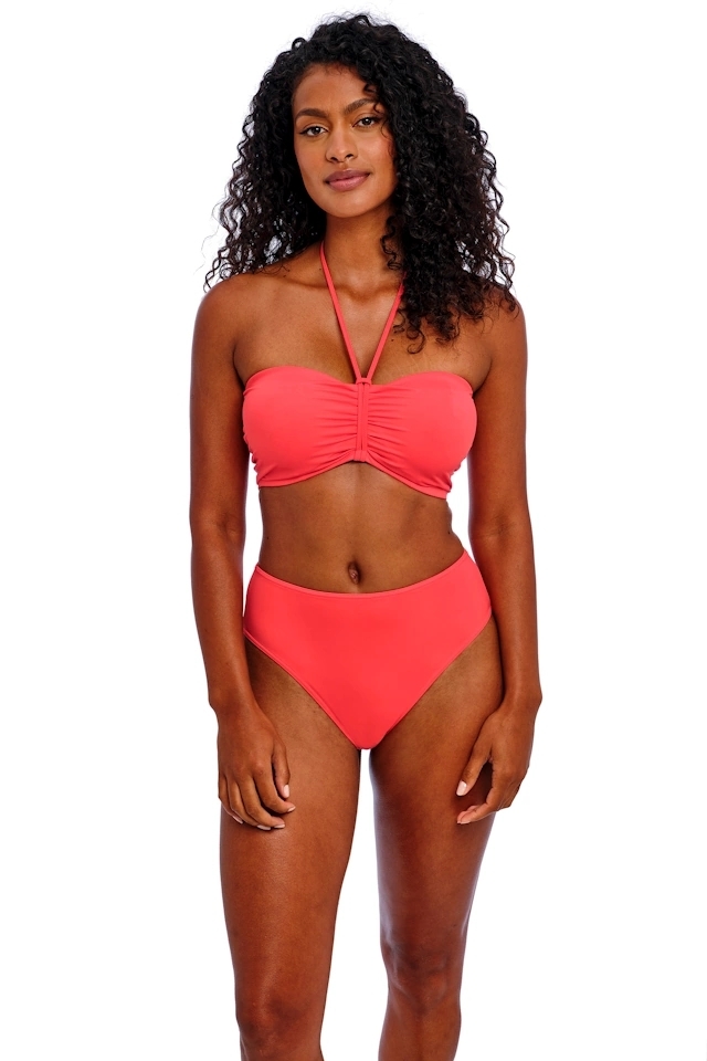 Freya Jewel Cove plain sunset figi high waist majtki do stroju kąpielowego
