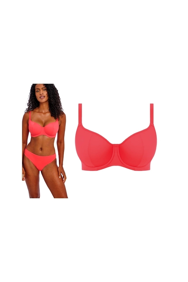 Freya Jewel Cove plain sunset sweetheart biustonosz do stroju kąpielowego