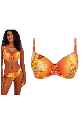 Freya Miami Sunset papaya plunge biustonosz soft do stroju kąpielowego