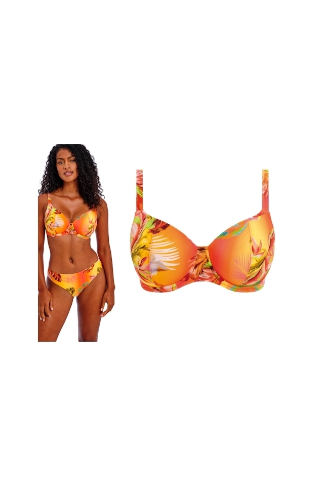 Freya Miami Sunset papaya plunge biustonosz soft do stroju kąpielowego