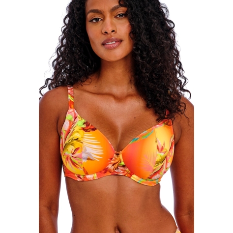 Freya Miami Sunset papaya plunge biustonosz soft do stroju kąpielowego