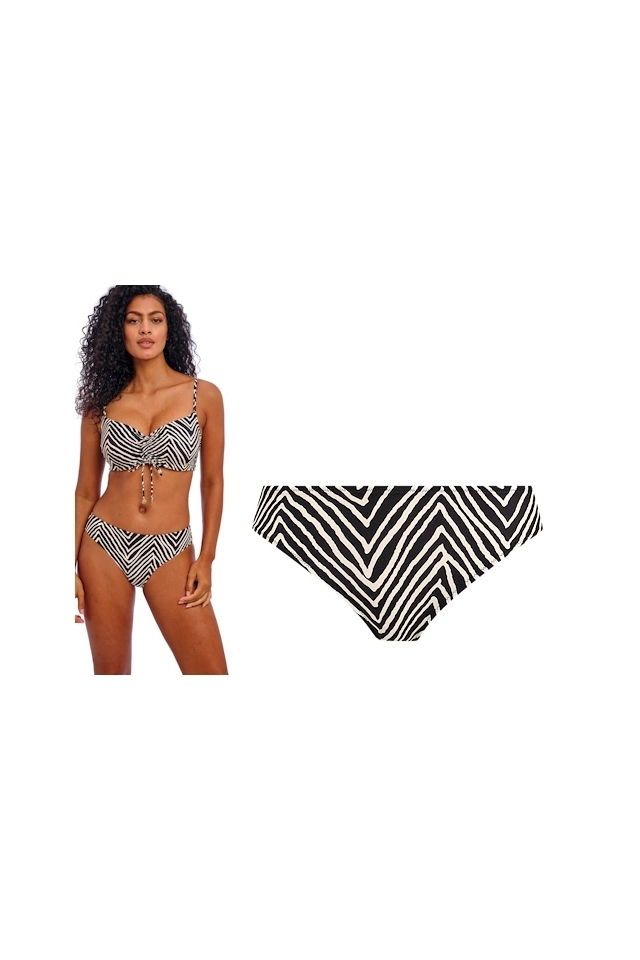 Freya Fiji Falls black figi bikini majtki do stroju kąpielowego