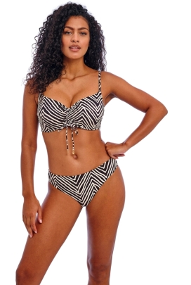 Freya Fiji Falls black figi bikini majtki do stroju kąpielowego