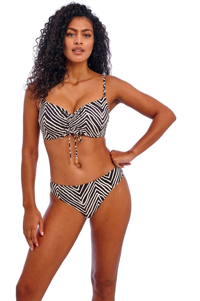 Freya Fiji Falls black figi bikini majtki do stroju kąpielowego