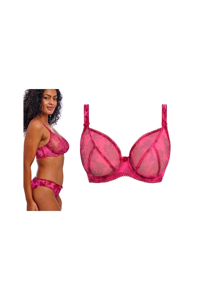 Freya Rose Blossom red rose biustonosz soft plunge