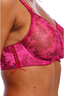 Freya Rose Blossom red rose biustonosz soft plunge