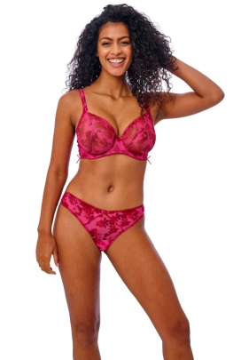 Freya Rose Blossom red rose biustonosz soft plunge