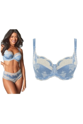 Panache Clara dusky blue full cup biustonosz soft