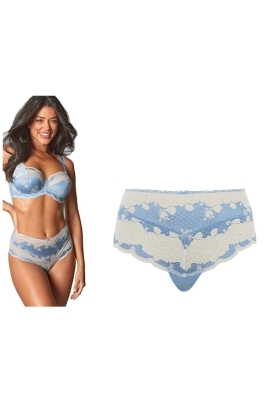 Panache Clara dusky blue figi wysokie deep