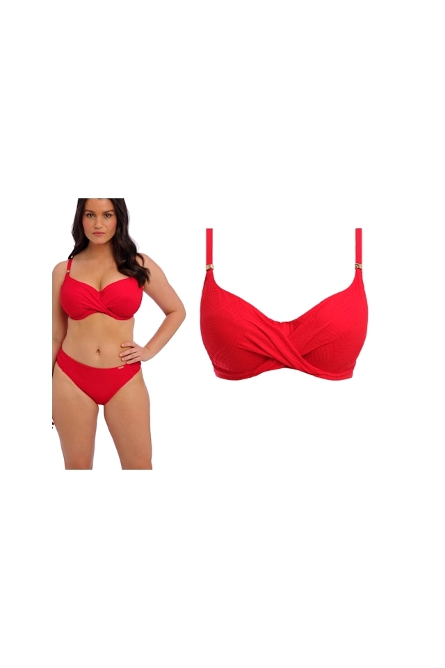 Fantasie Ottawa radiant red full cup soft biustonosz do stroju kąpielowego