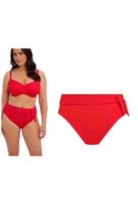 Fantasie Ottawa radiant red figi high waist do stroju kąpielowego