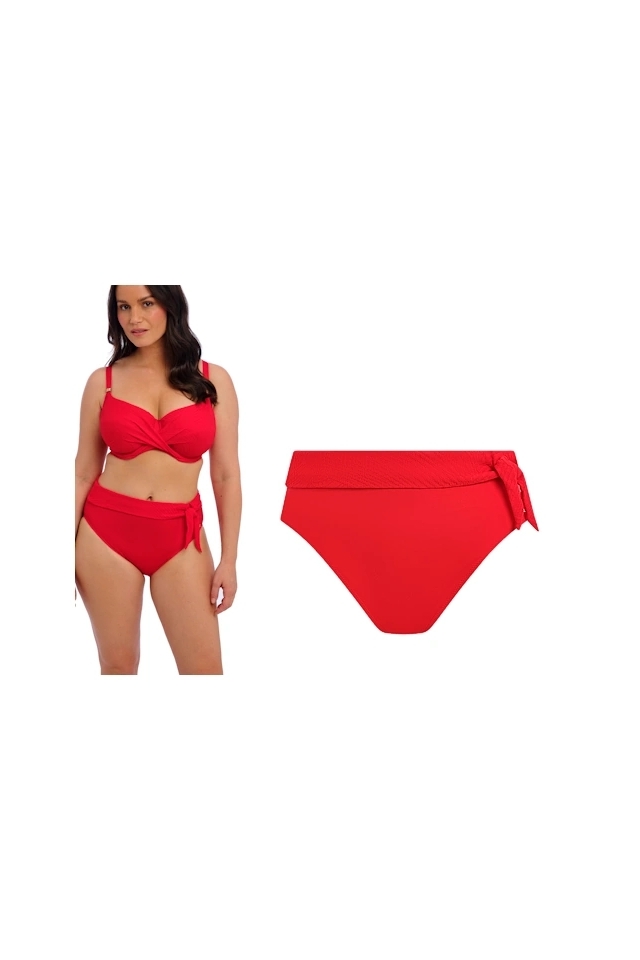 Fantasie Ottawa radiant red figi high waist do stroju kąpielowego