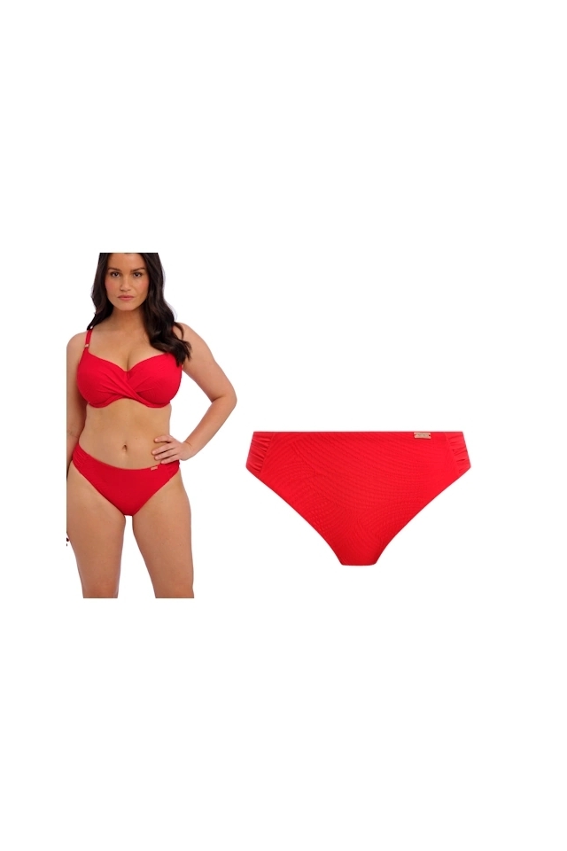 Fantasie Ottawa radiant red figi mid rise do stroju kąpielowego