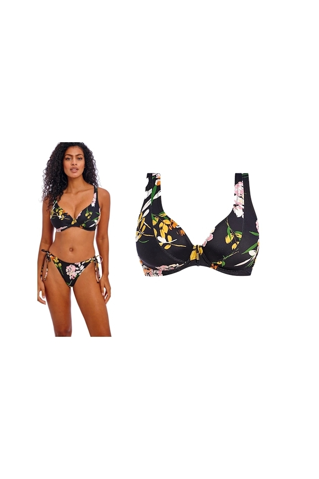 Freya Twilight Soul black high apex biustonosz soft do stroju kąpielowego