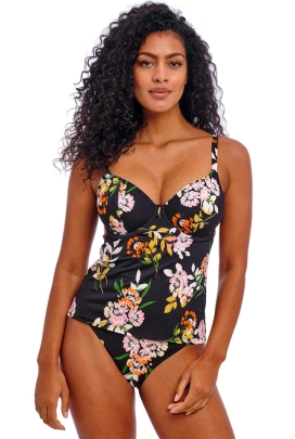 Freya Twilight Soul black tankini koszulka do stroju kąpielowego