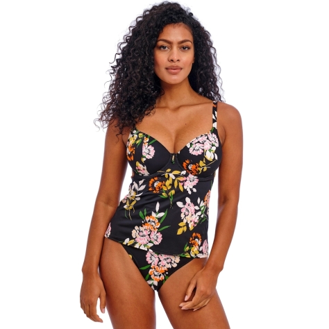 Freya Twilight Soul black tankini koszulka do stroju kąpielowego