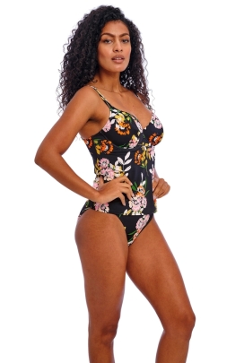 Freya Twilight Soul black tankini koszulka do stroju kąpielowego