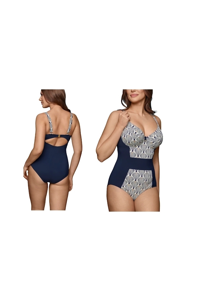Dalia Midnight granat 1cz K26 soft strój kąpielowy jednoczęściowy