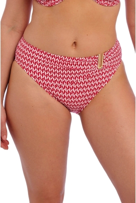 Fantasie Koh Lipe radiant red figi mid rise do stroju kąpielowego