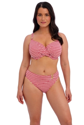 Fantasie Koh Lipe radiant red figi mid rise do stroju kąpielowego