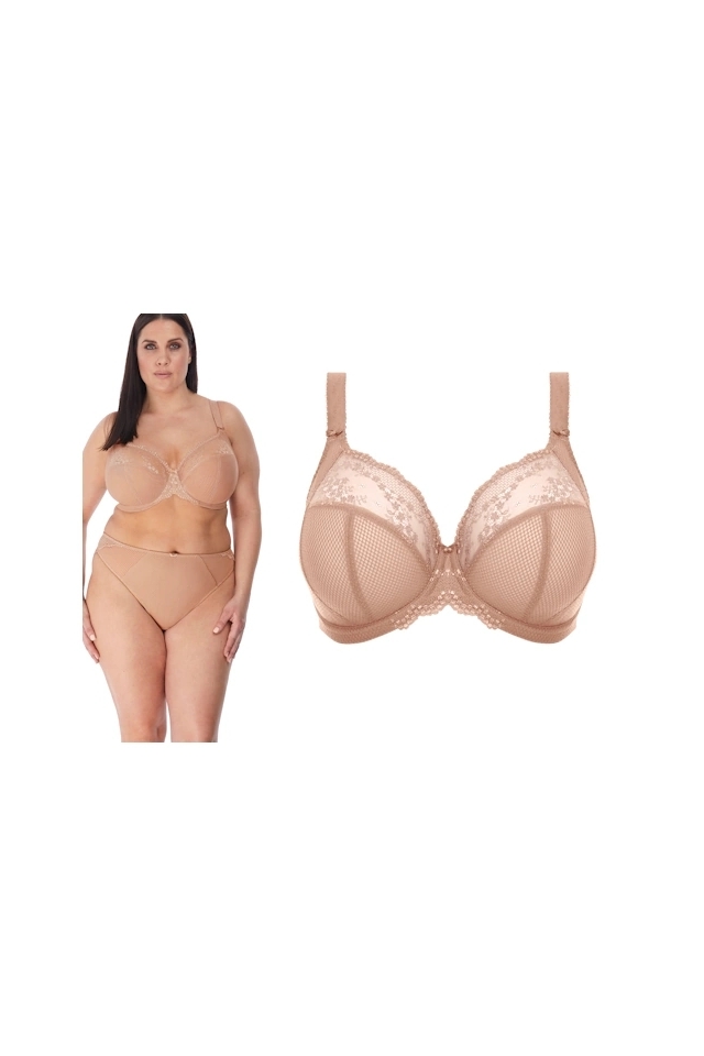 Elomi Charley fawn plunge biustonosz soft plunge