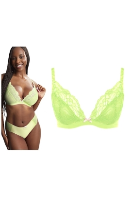 Panache Cherie demi neon lime biustonosz soft