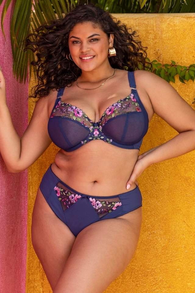 Elomi Himari midnight biustonosz soft plunge