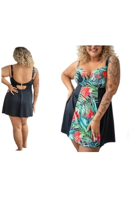 KrisLine Jungle Or tankini ultra strój kąpielowy
