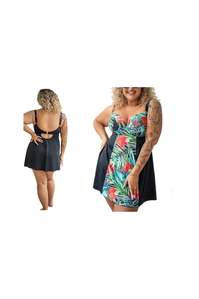 KrisLine Jungle Or tankini ultra strój kąpielowy