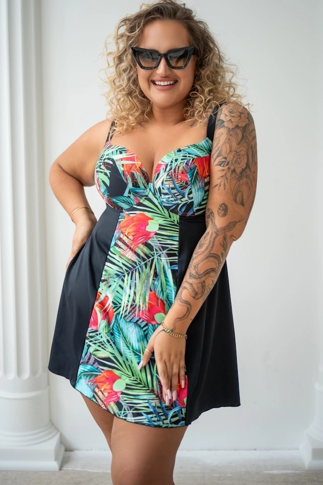 KrisLine Jungle Or tankini ultra strój kąpielowy